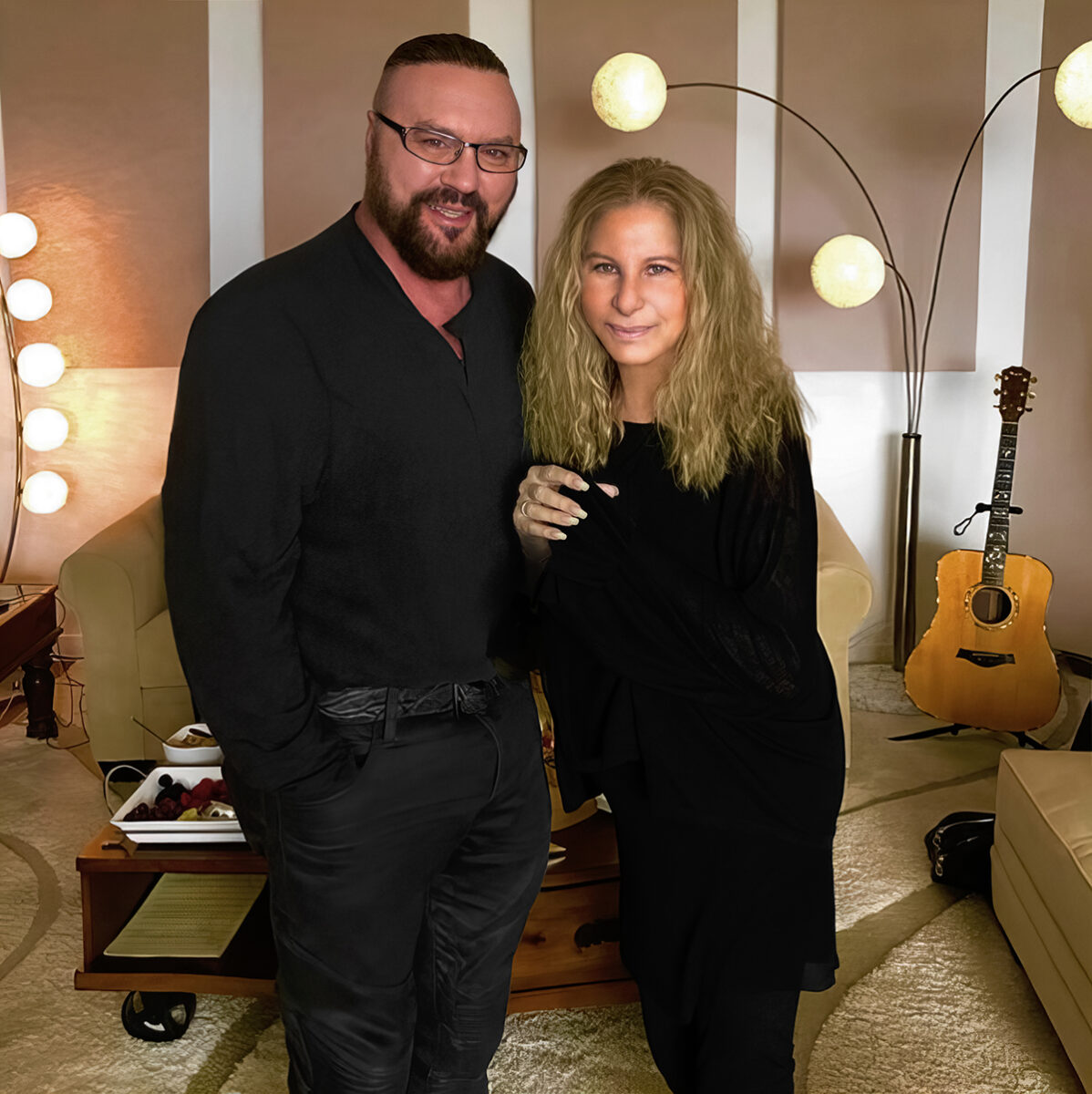 Με τη Barbra Streisand στο στούντιο © Jay Landers