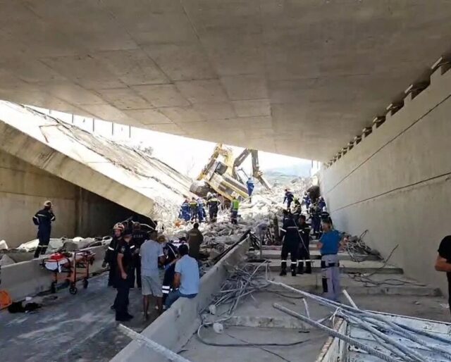 Πάτρα: Τουλάχιστον ένας νεκρός και ένας σοβαρά τραυματίας μετά την κατάρρευση γέφυρας
