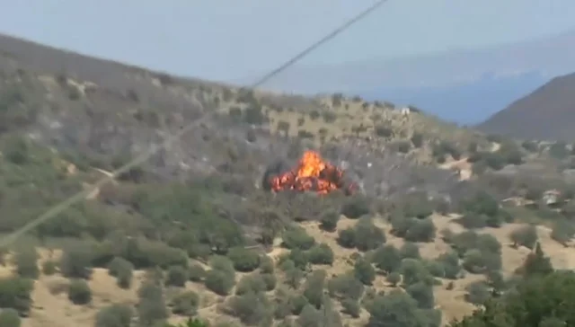 Πτώση Canadair στην Κάρυστο: Η ανακοίνωση του Γενικού Επιτελείου Αεροπορίας [BIΝΤΕΟ]