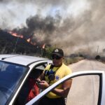 Μεγάλη φωτιά στο Λουτράκι: Έκλεισε η παλαιά και η νέα Εθνική οδός από Αγίους Θεοδώρους έως κόμβο Επιδαύρου