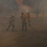 Θεσσαλονίκη: Δασική φωτιά στη Λίμνη Βόλβης – Μήνυμα 112 στους κατοίκους