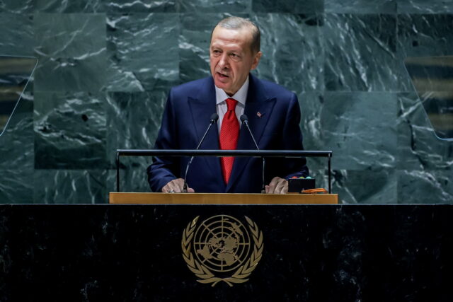 Ο Ερντογάν ζήτησε στον ΟΗΕ «αναγνώριση» της «Τουρκικής Δημοκρατίας της Βόρειας Κύπρου»