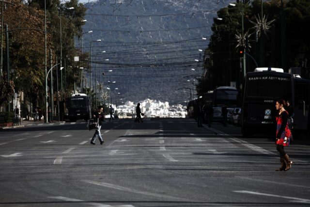 Αποκαταστάθηκε η κυκλοφορία των οχημάτων στο κέντρο της Αθήνας