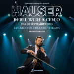HAUSER: Για δυο συναυλίες στο Θέατρο Λυκαβηττού, στις 19 και 20 Σεπτεμβρίου