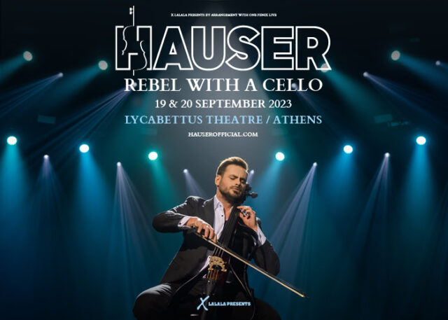 HAUSER: Για δυο συναυλίες στο Θέατρο Λυκαβηττού, στις 19 και 20 Σεπτεμβρίου