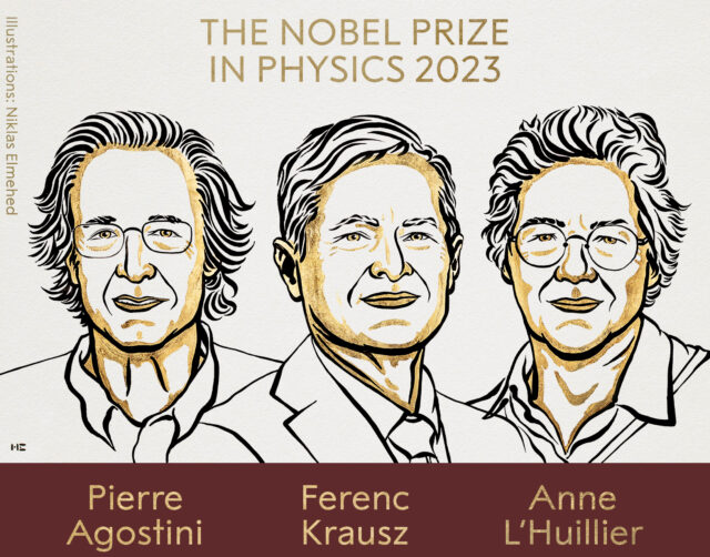 Στους Πιέρ Αγκοστινί, Φέρεντς Κράους και Αν Λ’Ουιγιέ το Νόμπελ Φυσικής 2023