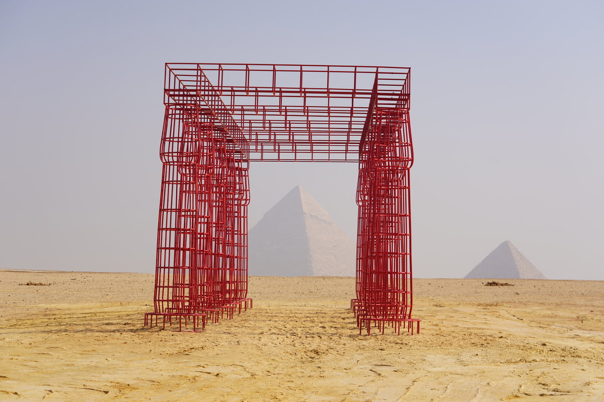 «The Ghost Temple» του Βρετανοαιγύπτιου καλλιτέχνη Sam Shendi.