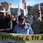 Συγκέντρωση διαμαρτυρίας συνταξιούχων στο κέντρο της Αθήνας
