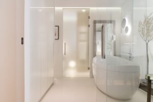 Cosy living γύρω από ένα υδρομασάζ, στου Ζωγράφου