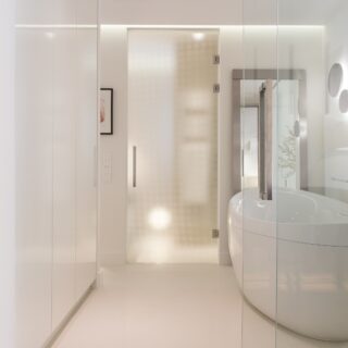 Cosy living γύρω από ένα υδρομασάζ, στου Ζωγράφου