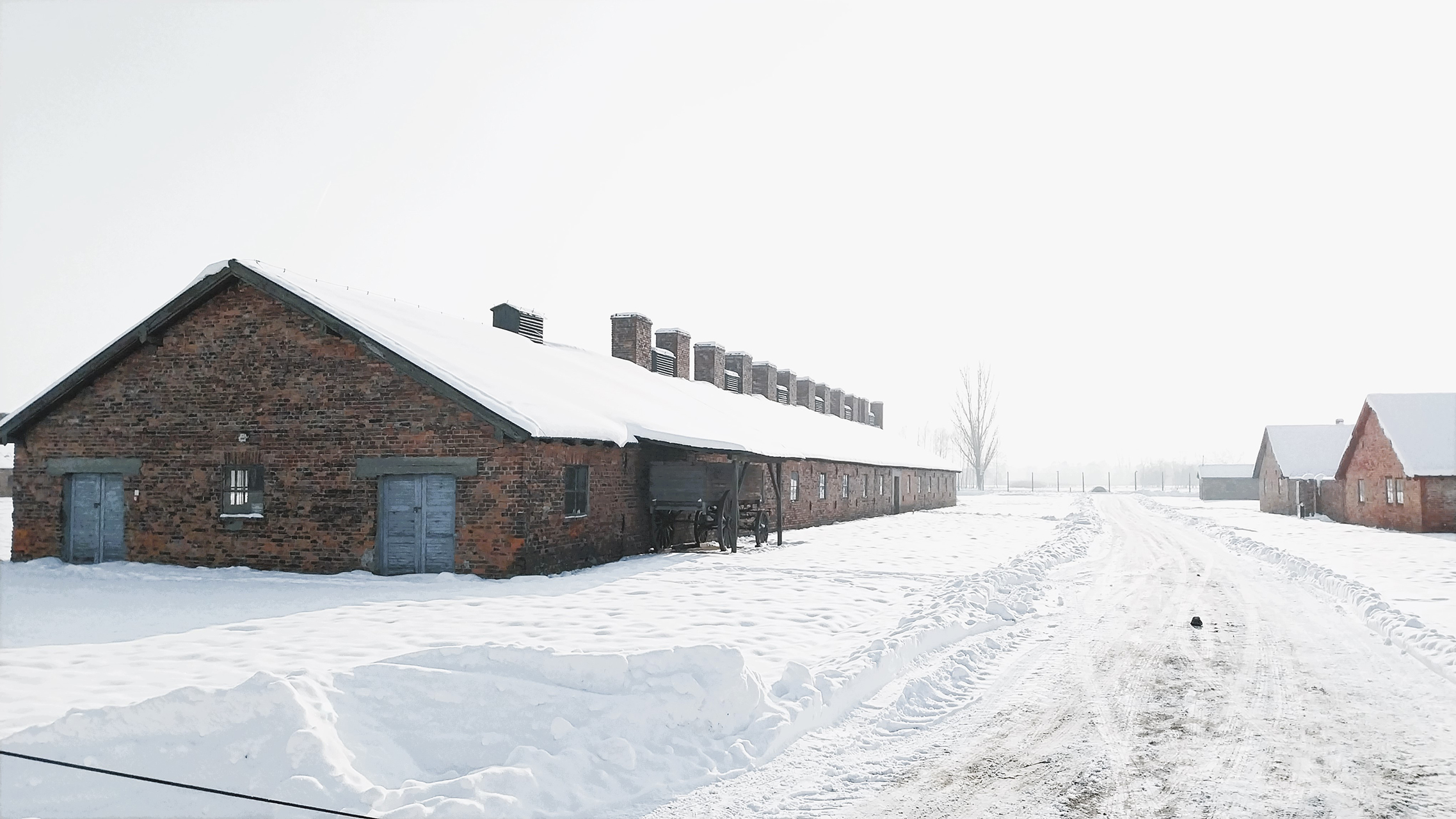 Κοιτώνες στο στρατόπεδο γυναικών του Άουσβιτς-Μπίρκεναου.