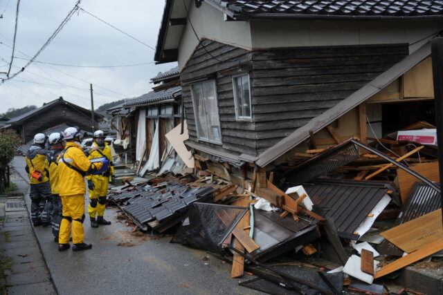 Ιαπωνία: Στους 62 οι νεκροί από τον σεισμό