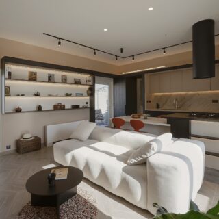 Ένα loft στην πλατεία Μαβίλη με open plan σχεδιασμό και άπλετο φως