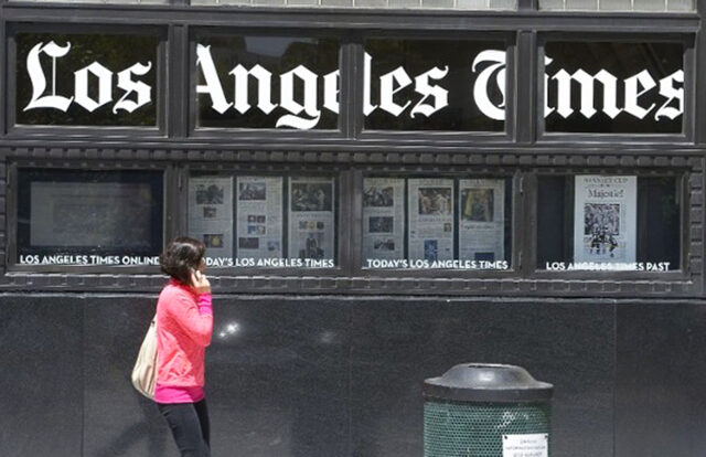 Η εφημερίδα Los Angeles Times απολύει το ένα πέμπτο της σύνταξής της