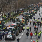 Ισπανία: Οι αγρότες κατέβηκαν και πάλι με τρακτέρ στο κέντρο της Μαδρίτης