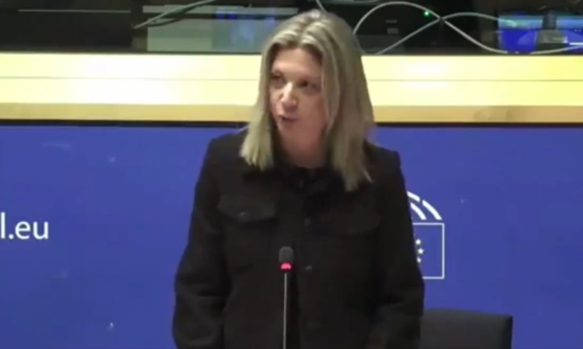 Τέμπη: Χειροκροτήθηκε η Μαρία Καρυστιανού στο Ευρωκοινοβούλιο [ΒΙΝΤΕΟ]