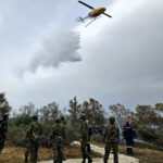 Χωρίς ενεργό μέτωπο η πυρκαγιά στην περιοχή του Ναυστάθμου Σούδας