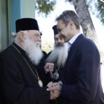 Βοιωτία: Στο Δήλεσι με τον Αρχιεπίσκοπο Ιερώνυμο ο Κ. Μητσοτάκης