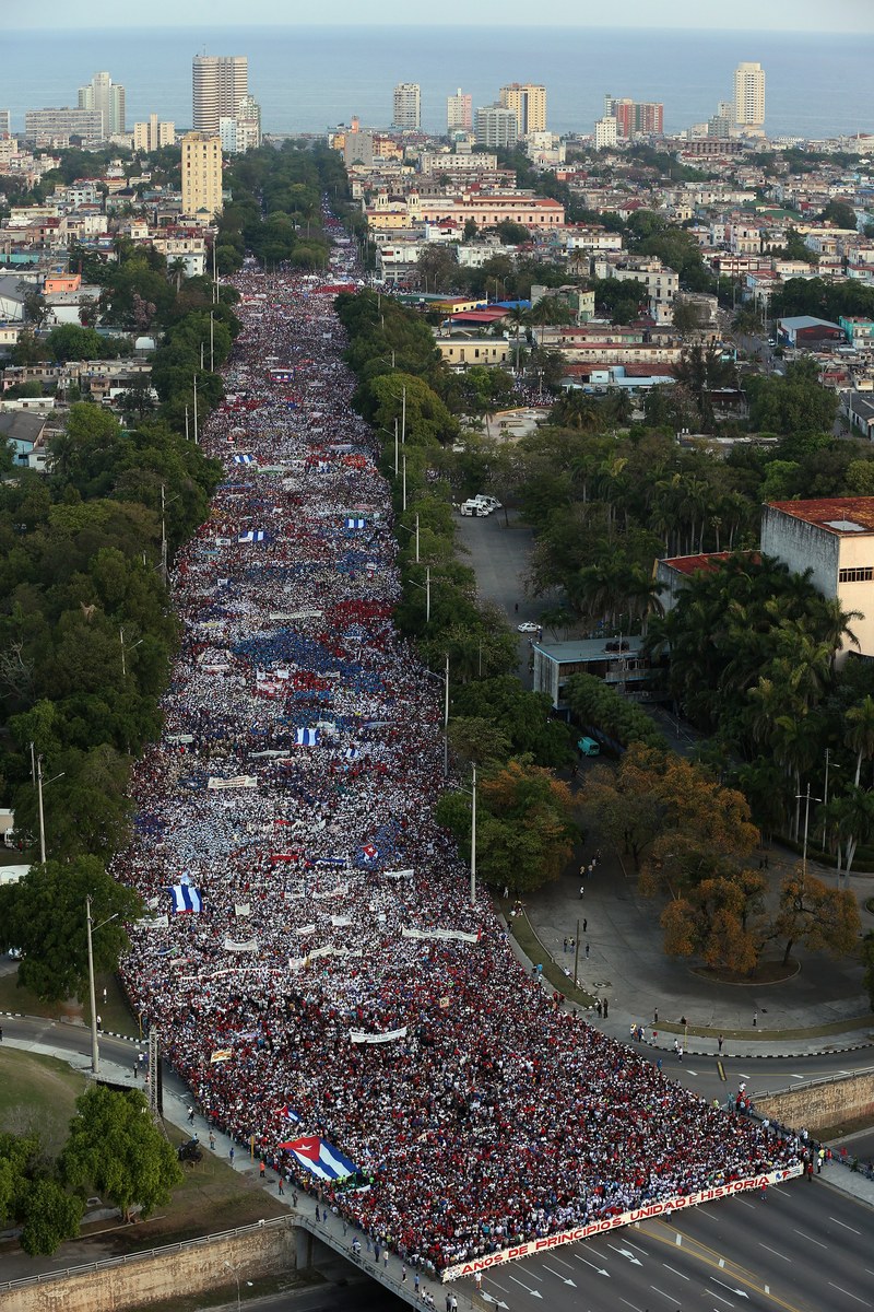 2018 Labour Day march in Cuba