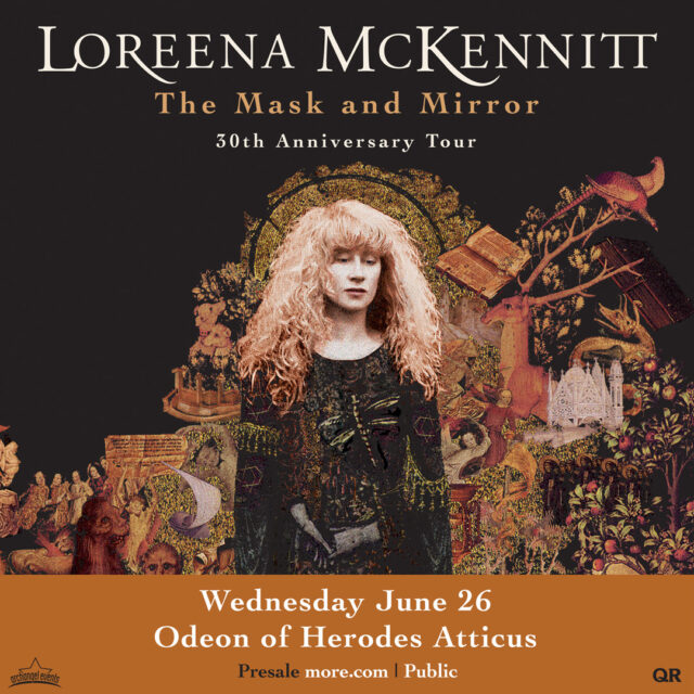 Η Loreena McKennitt γιορτάζει στο Ηρώδειο τη 30η επέτειο του πιο εμβληματικού άλμπουμ της