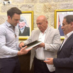 Συνάντηση Στ. Κασσελάκη με τον γγ της Εκτελεστικής Επιτροπής της Οργάνωσης για την Απελευθέρωση της Παλαιστίνης