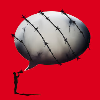 Η ελευθερία του λόγου «στο απόσπασμα», για χάρη του Ισραήλ