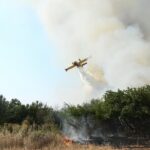 Φωτιά στην Πρέβεζα στην περιοχή Μονολιθίου