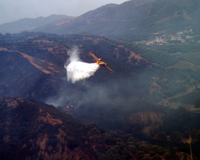 Κρήτη: Πολύ υψηλός κίνδυνος πυρκαγιάς για Χανιά και Ρέθυμνο