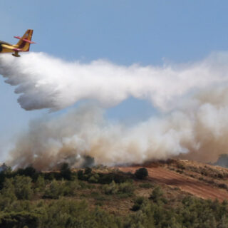Φωτιά στα Βίλια – Συναγερμός στην Πυροσβεστική
