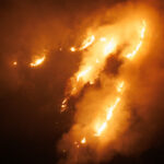 Παραδομένο στις φλόγες για όγδοη μέρα το Παγγαίο – Οριοθετήθηκε η φωτιά στον Όλυμπο