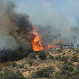Φωτιά στο Ρέθυμνο: Σε κατάσταση έκτακτης ανάγκης τέσσερις κοινότητες