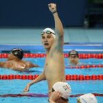 Ο Μιχαλεντζάκης στον τελικό των 100μ. πεταλούδα της κατηγορίας S8