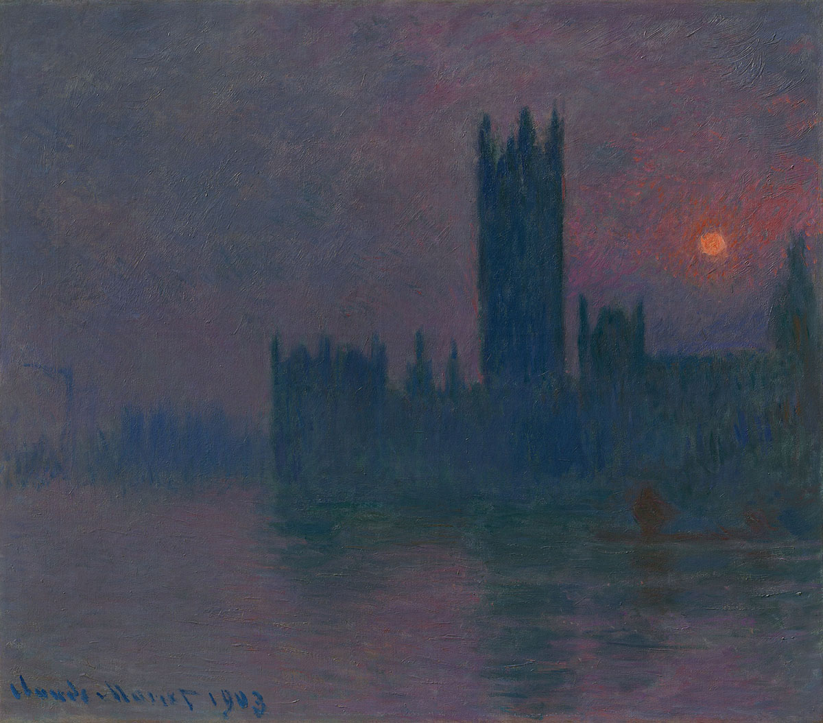 Claude Monet (1840 – 1926), Houses of Parliament, Sunset
