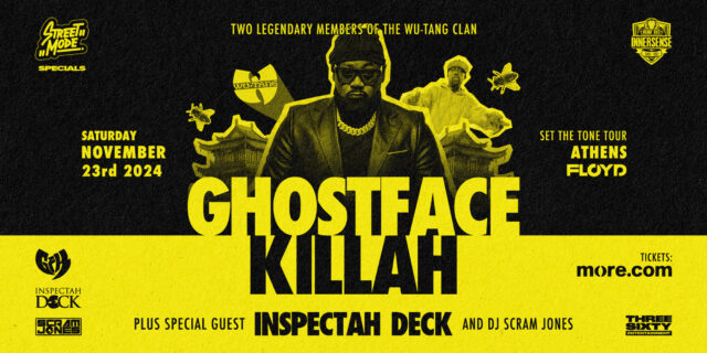 Οι Ghostface Killah και Inspectah Deck των Wu-Tang Clan live στην Αθήνα