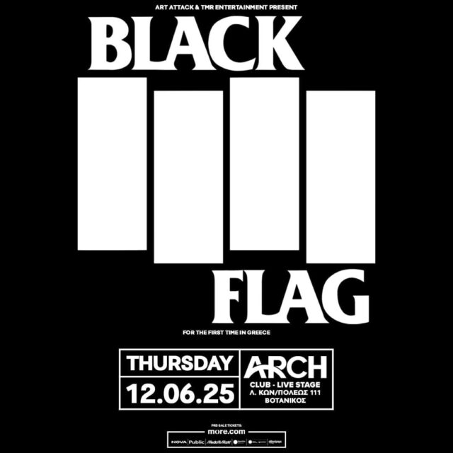 Οι θρυλικοί Black Flag για πρώτη φορά στην Ελλάδα