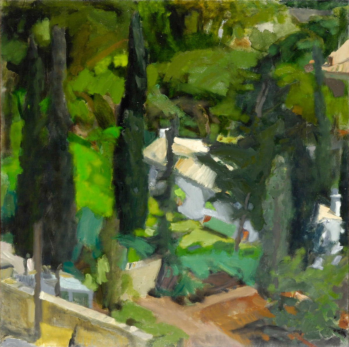 Παναγιώτης Τέτσης - Κήπος