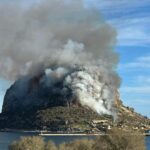 Πυρκαγιά ξέσπασε στη Μονεμβασιά [ΒΙΝΤΕΟ]