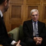 Συνάντηση του Νίκου Ανδρουλάκη με τον Τάσο Γιαννίτση