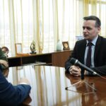 Συνάντηση του Δ. Κουτσούμπα με τον Δήμαρχο Αθηναίων