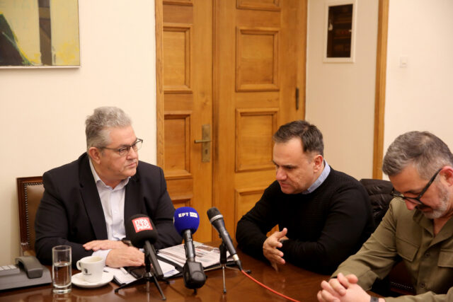 Συνάντηση Δ. Κουτσούμπα με τα σωματεία εργαζομένων ΕΥΔΑΠ, ΕΥΑΘ και ΠΟΕ – ΔΕΥΑ