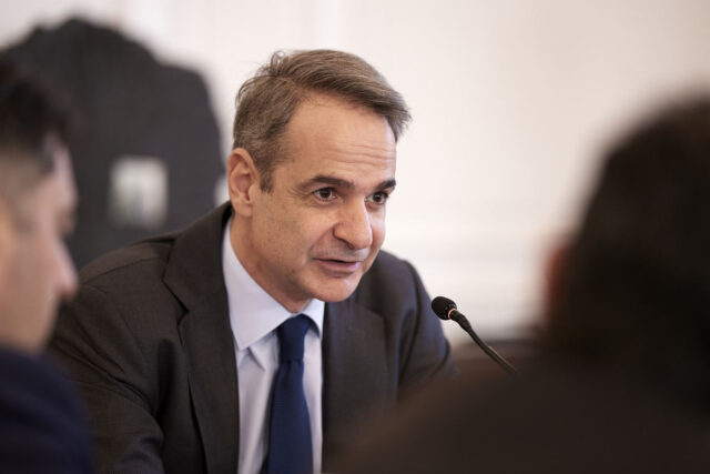 Συνάντηση Κυριάκου Μητσοτάκη με την Εθνική Ένωση Αγροτικών Συνεταιρισμών