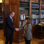 Τελευταία συνάντηση Μητσοτάκη-Σακελλαροπούλου