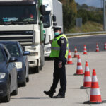 Διακοπή κυκλοφορίας στο ύψος των διοδίων της Ελευσίνας λόγω τροχαίου