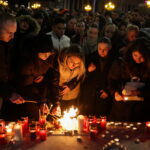 Βόρεια Μακεδονία: Συγκέντρωση διαμαρτυρίας στην κεντρική πλατεία των Σκοπίων