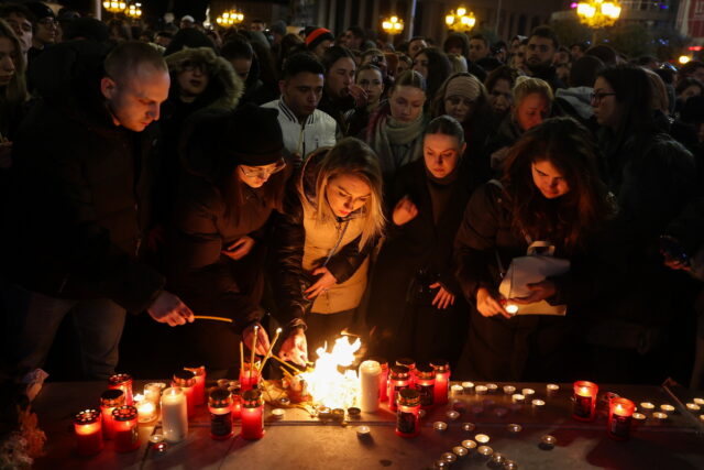 Βόρεια Μακεδονία: Συγκέντρωση διαμαρτυρίας στην κεντρική πλατεία των Σκοπίων