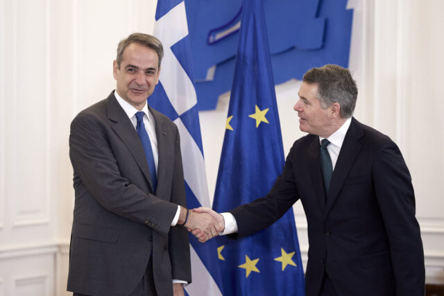 Κυρ. Μητσοτάκης: Συνάντηση του πρωθυπουργού με τον πρόεδρο του Eurogroup