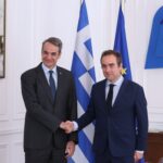 Συνάντηση του πρωθυπουργού με τον Γάλλο υπουργό Άμυνας