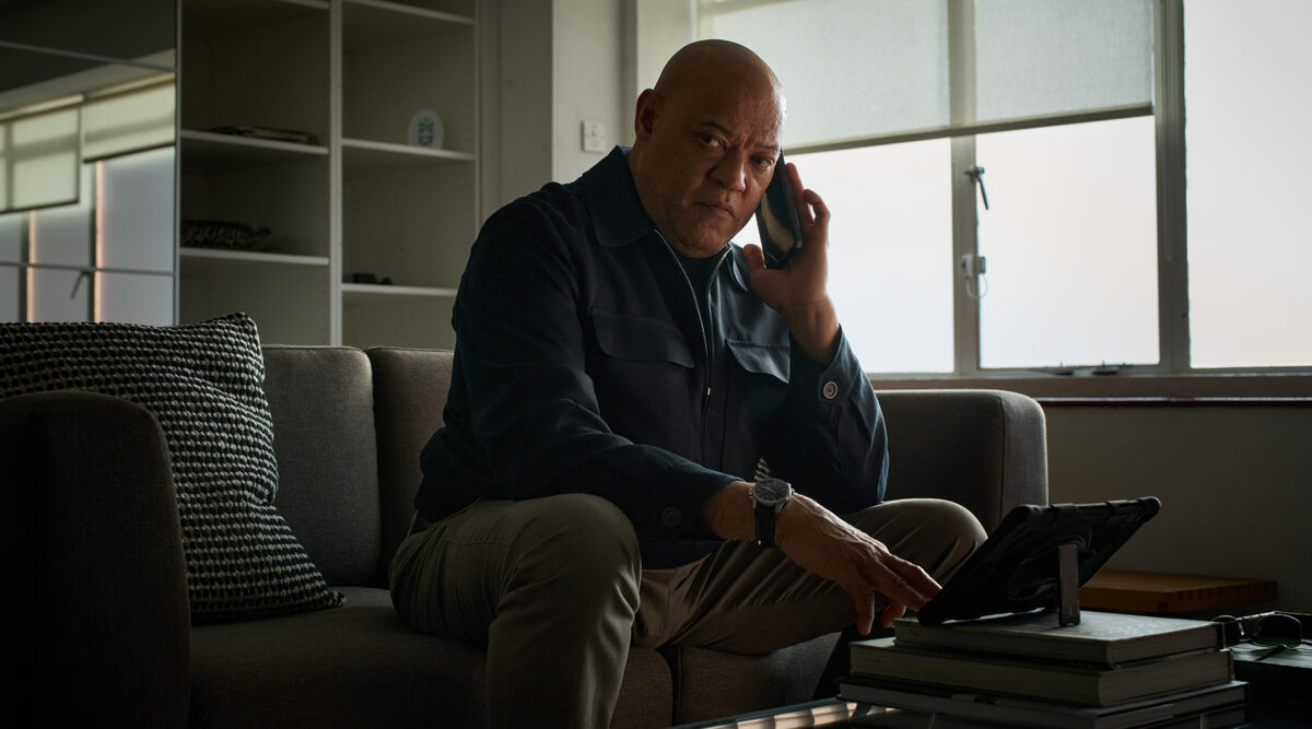 Ο Λόρενς Φίσμπερν: στην ταινία Ο Ερασιτέχνης.