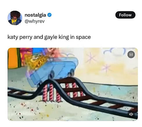 Katy Perry Blue Origin