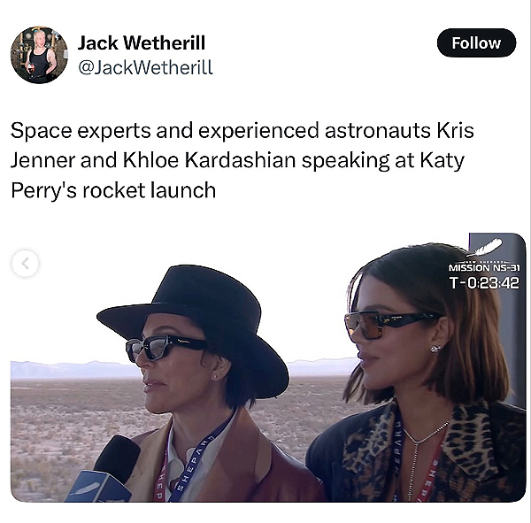 Katy Perry Blue Origin